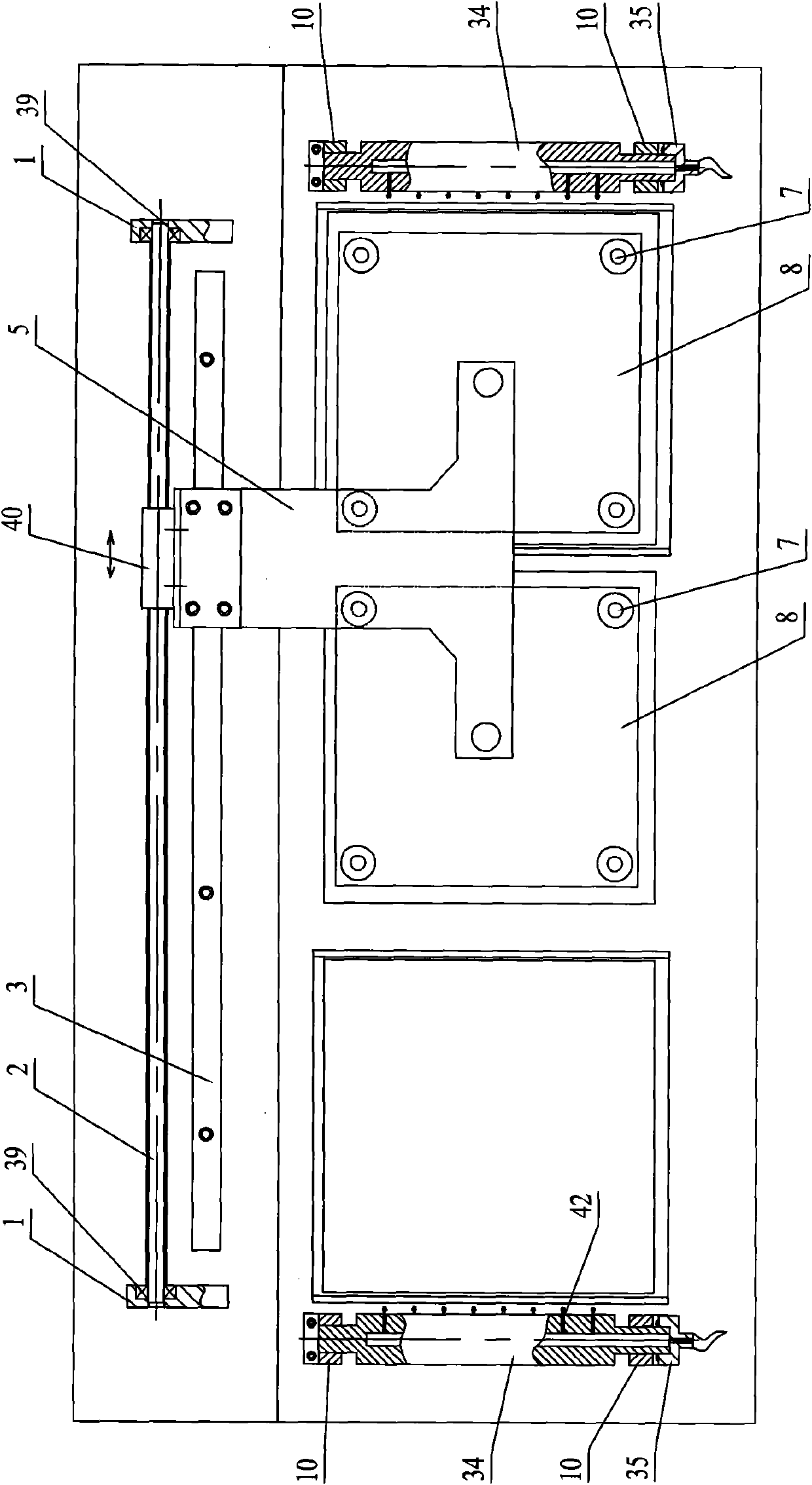 Sucker type silicon slice taking mechanism