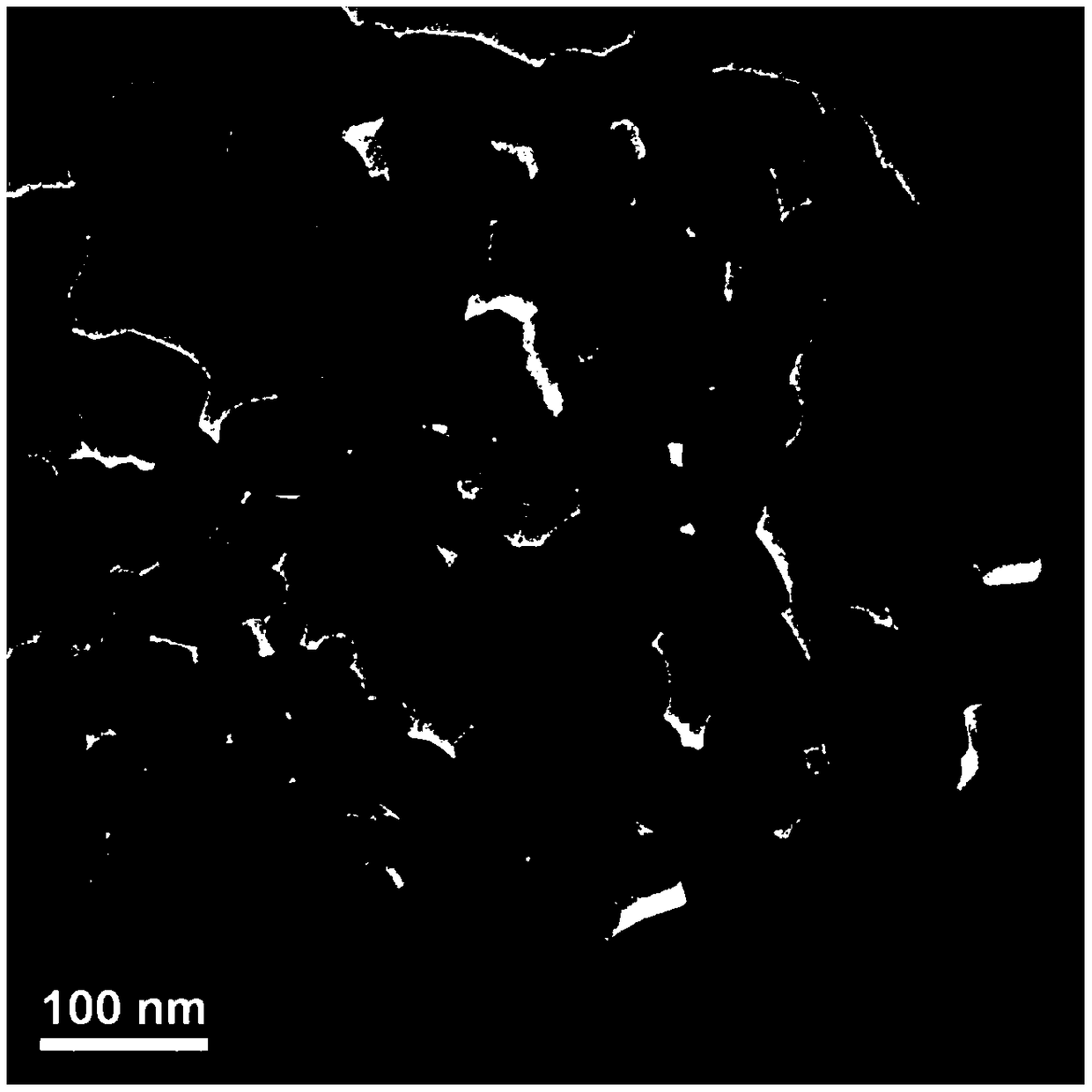 Method for removing sodium ions from nanometer rare earth oxide prepared through sodium salt depositing process