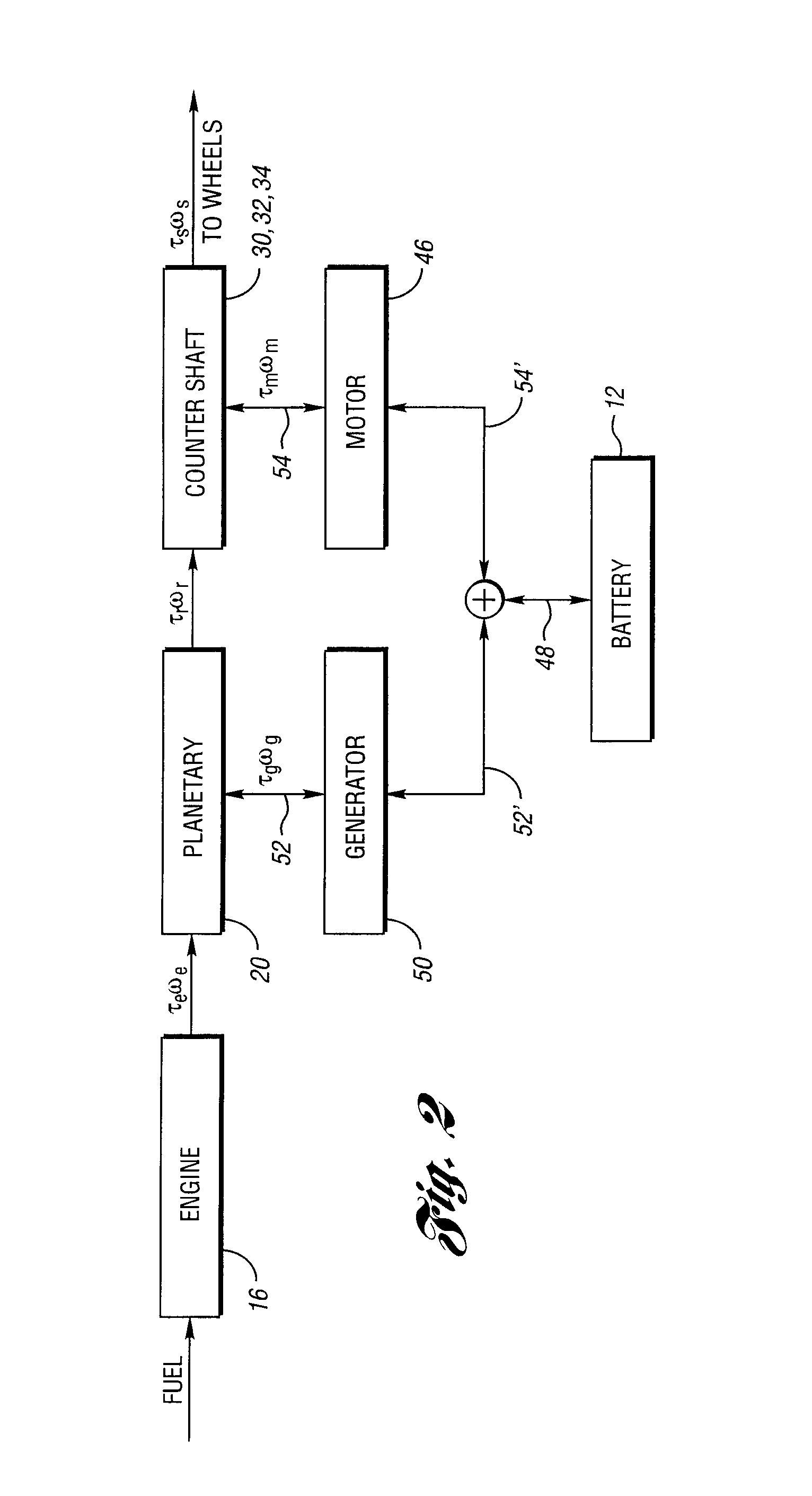 Hybrid electric vehicle powertrain with an alternate operating mode without a high voltage system