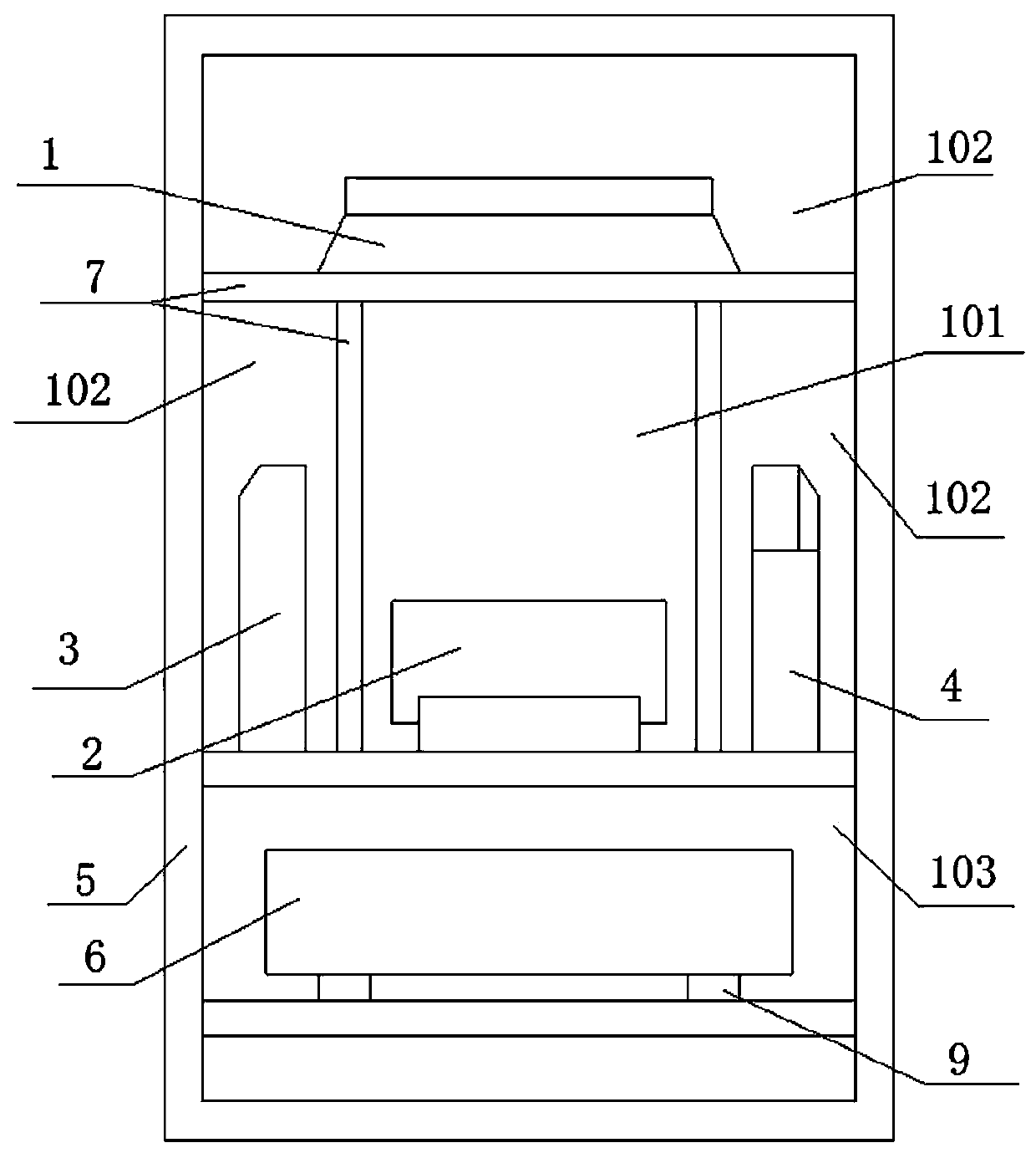 Simulation test device and method for coalbed methane production capacity change caused by discontinuous drainage