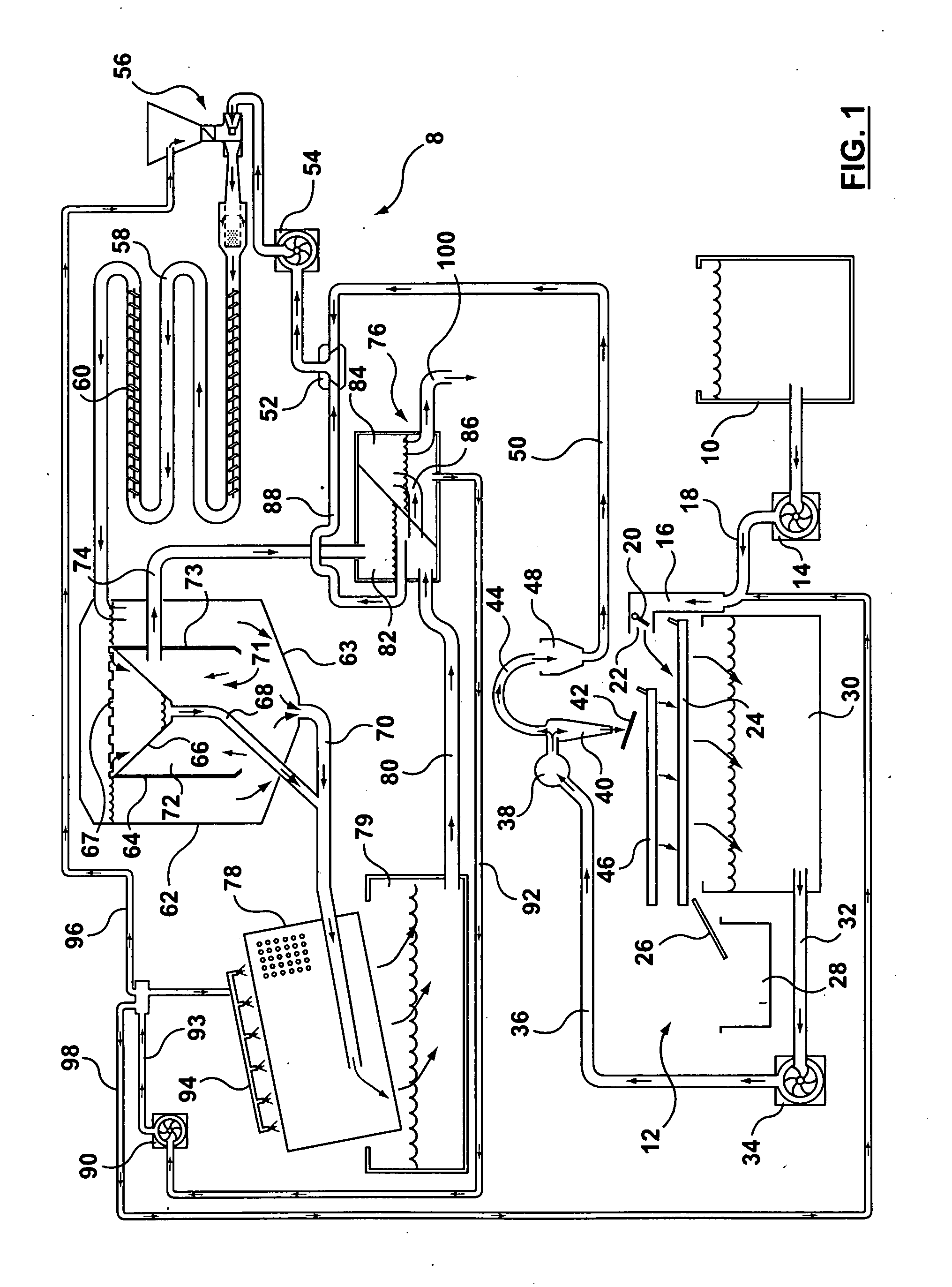 Apparatus for treating liquid waste material