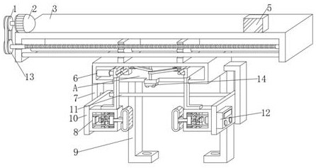 Accurate grabbing device for sorting according to cargo volume