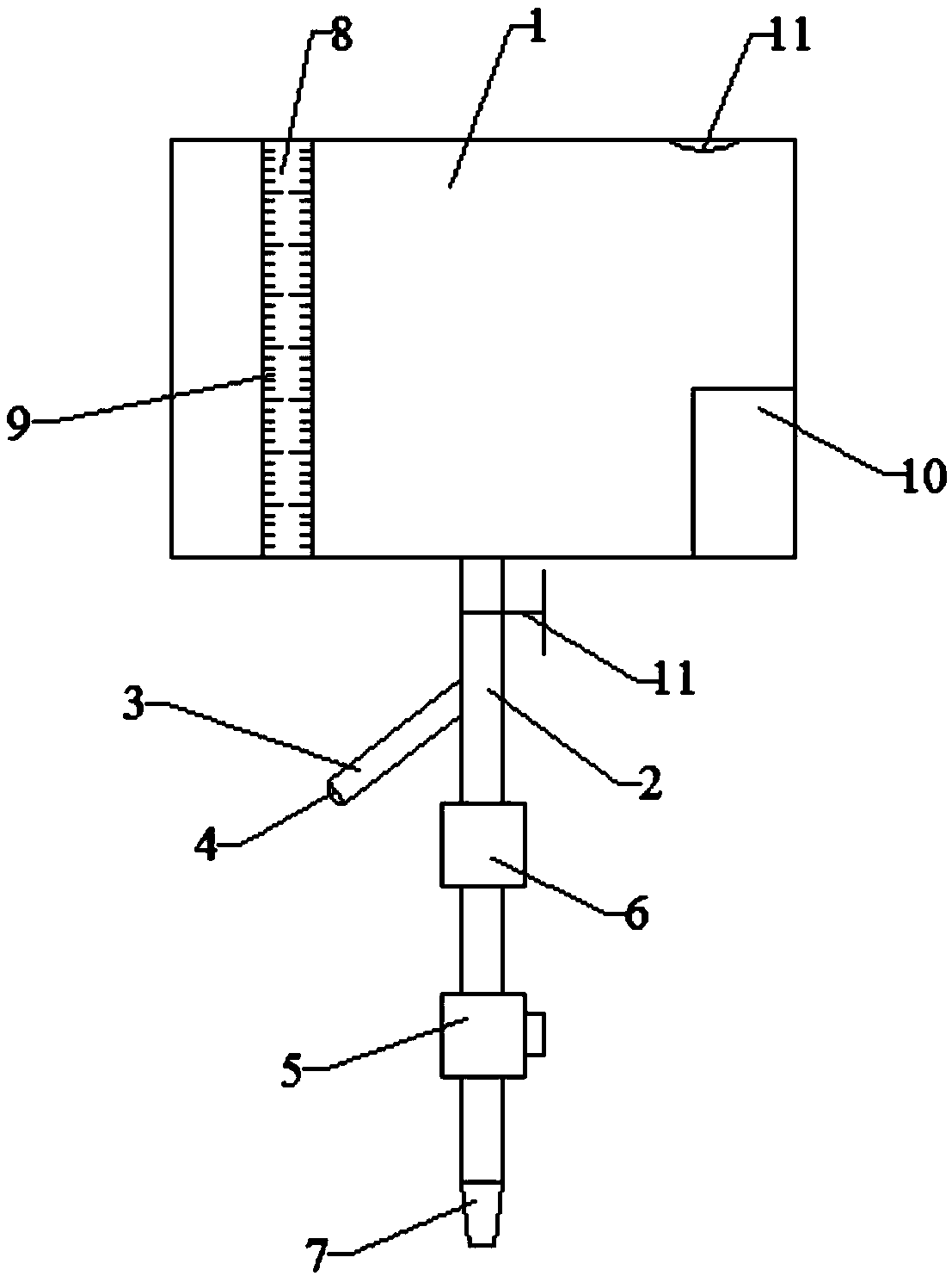 Gravity feeding device for premature infants