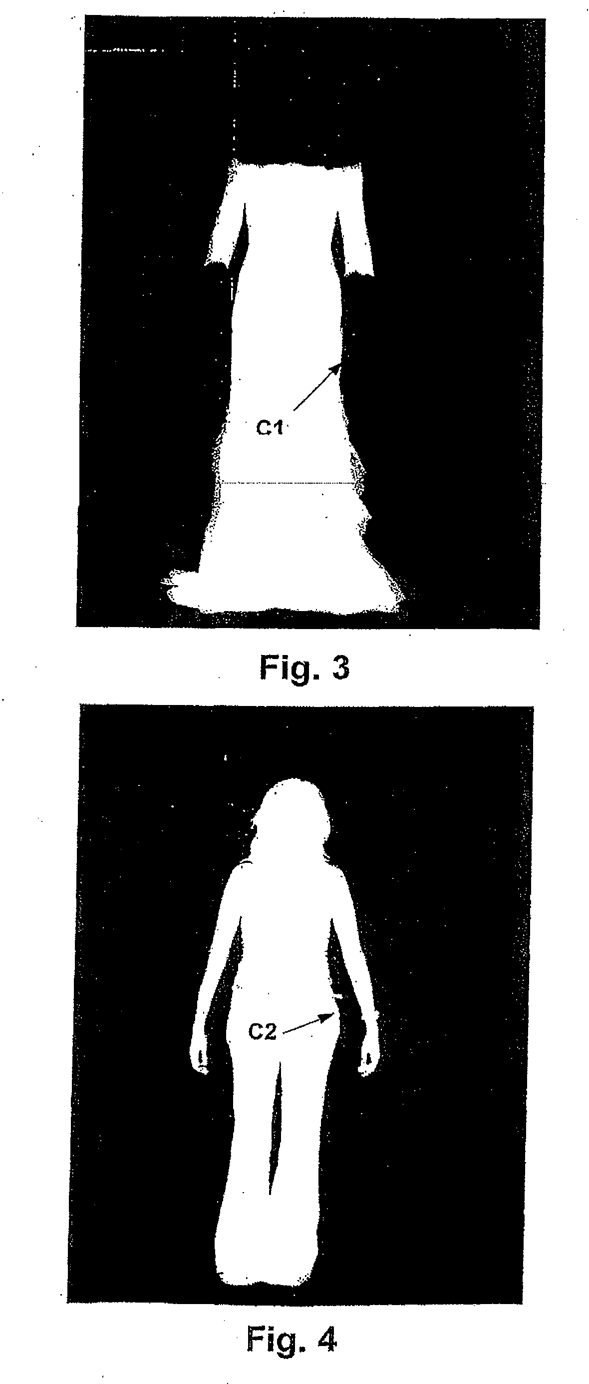 Method of Generating and Using a Virtual Fitting Room and Corresponding System