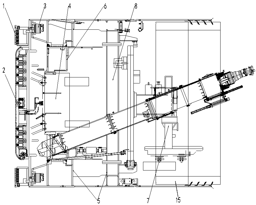 Child-mother shield tunneling machine construction method