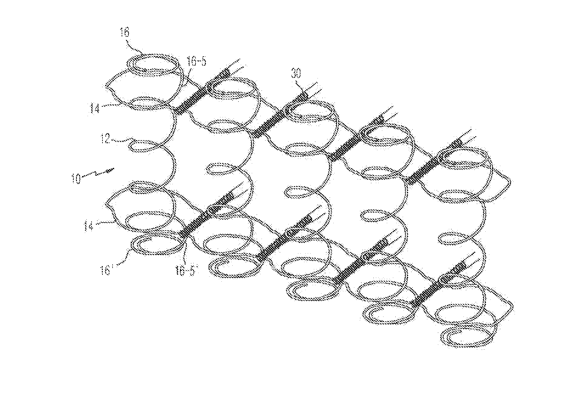 Coil spring for bed mattress having means for preventing frictional noise