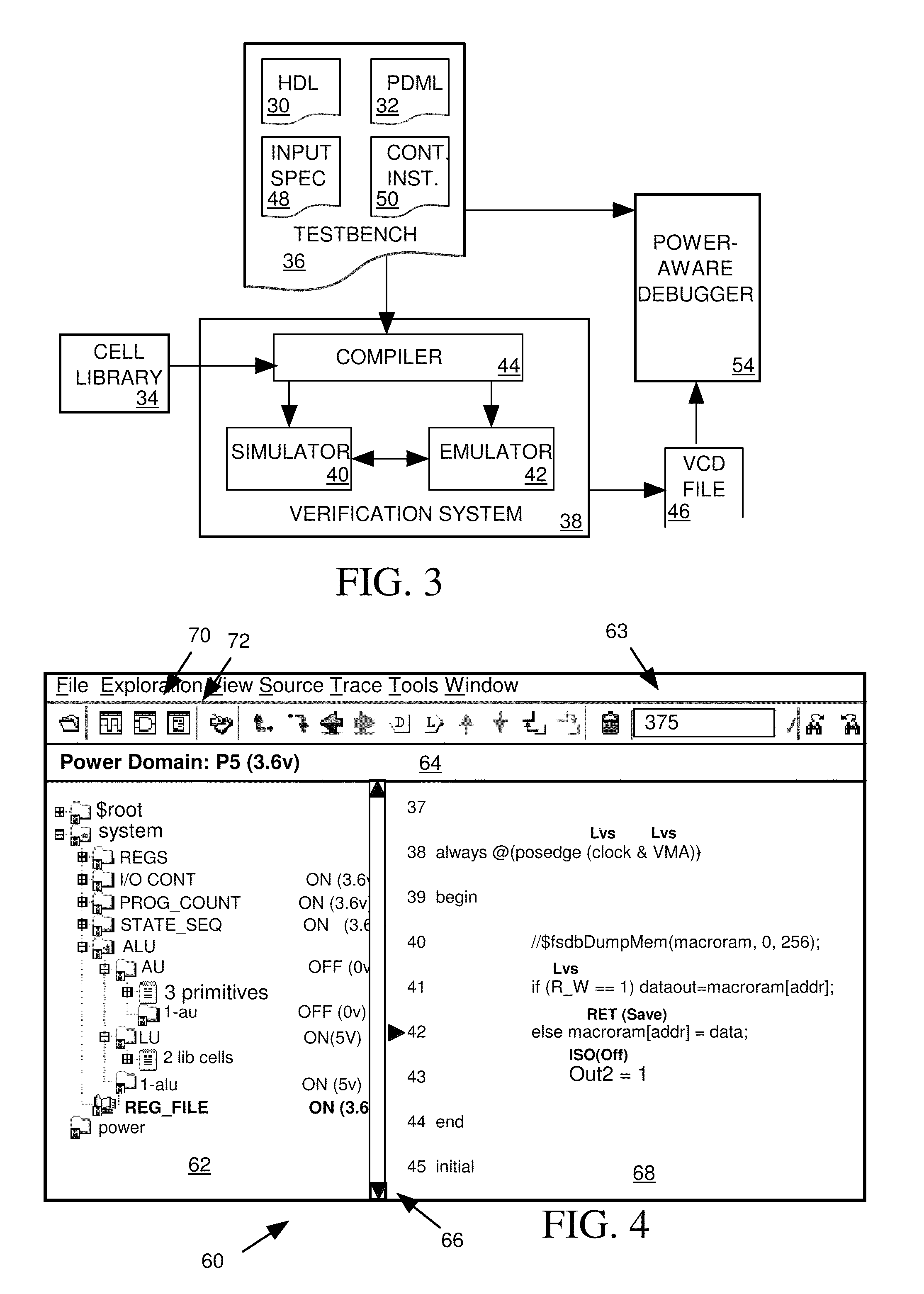 Power-aware debugging