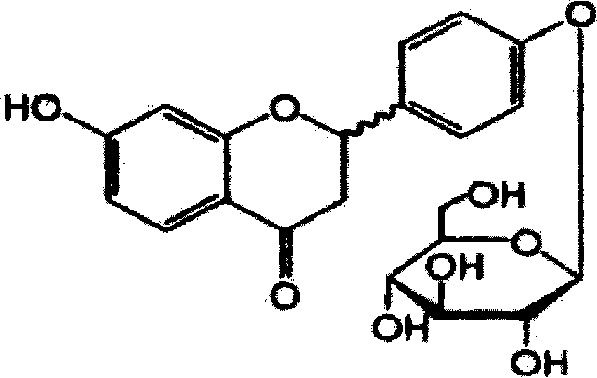 Liquiritin preparation and application thereof