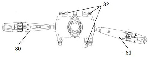 Rear axle steering pump assembly and steering system