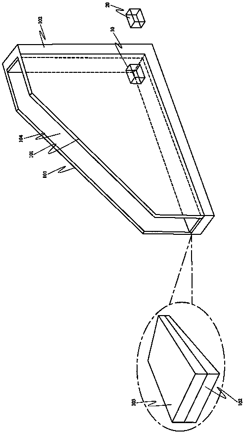 An alarm, alarm system and method for monitoring whether a confined space is damaged