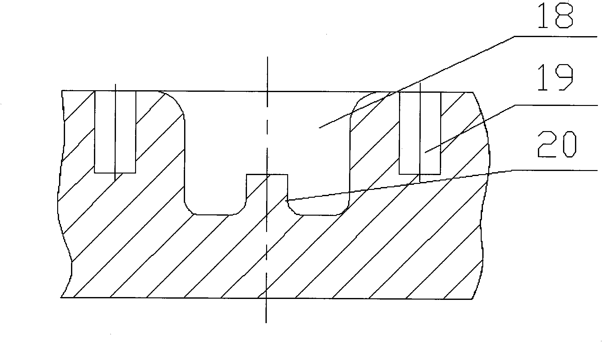 Laser indirect compound micro plastic forming device and method