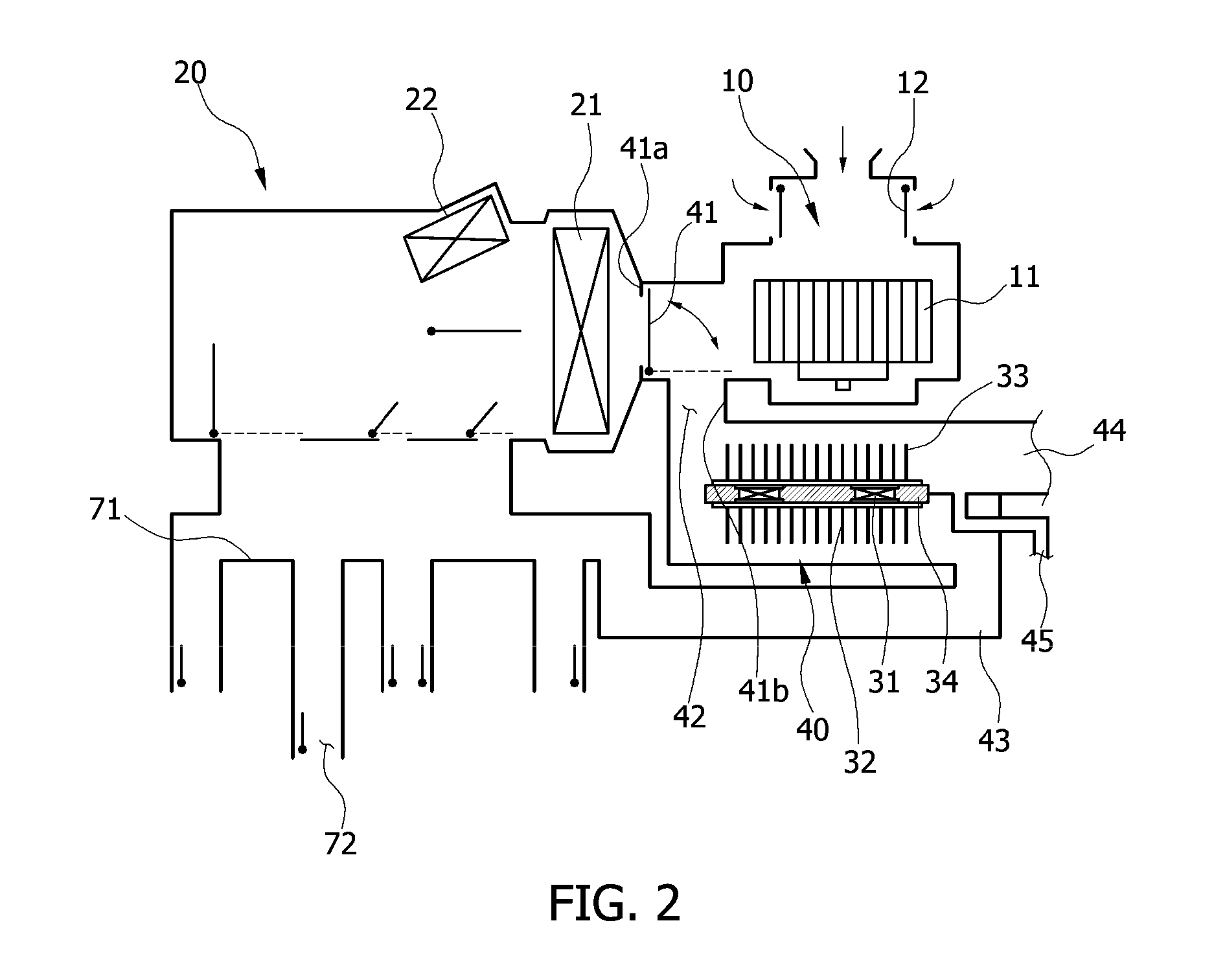 Auxiliary air conditioner for vehicle