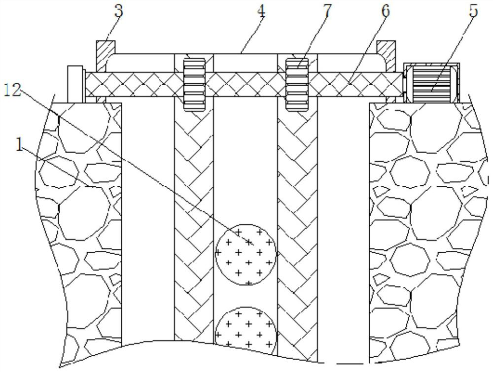 Hydraulic engineering water gate opening and closing device based on capacitive sensing