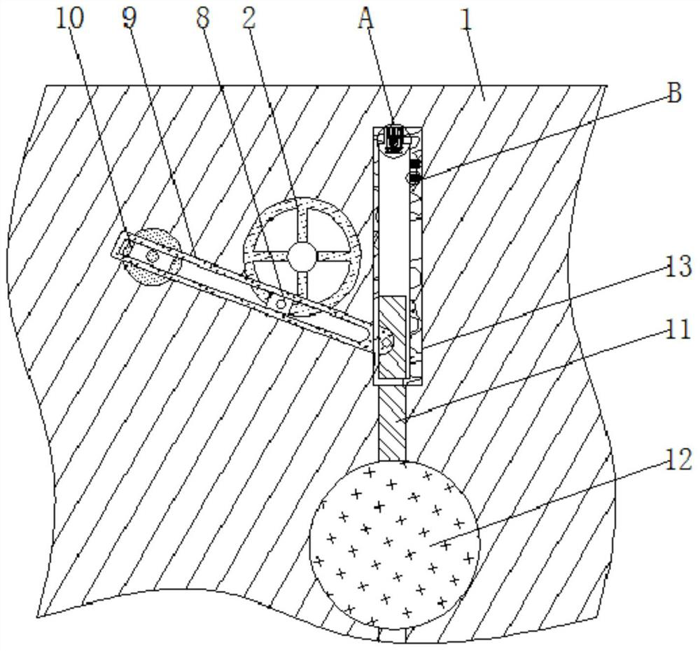 Hydraulic engineering water gate opening and closing device based on capacitive sensing