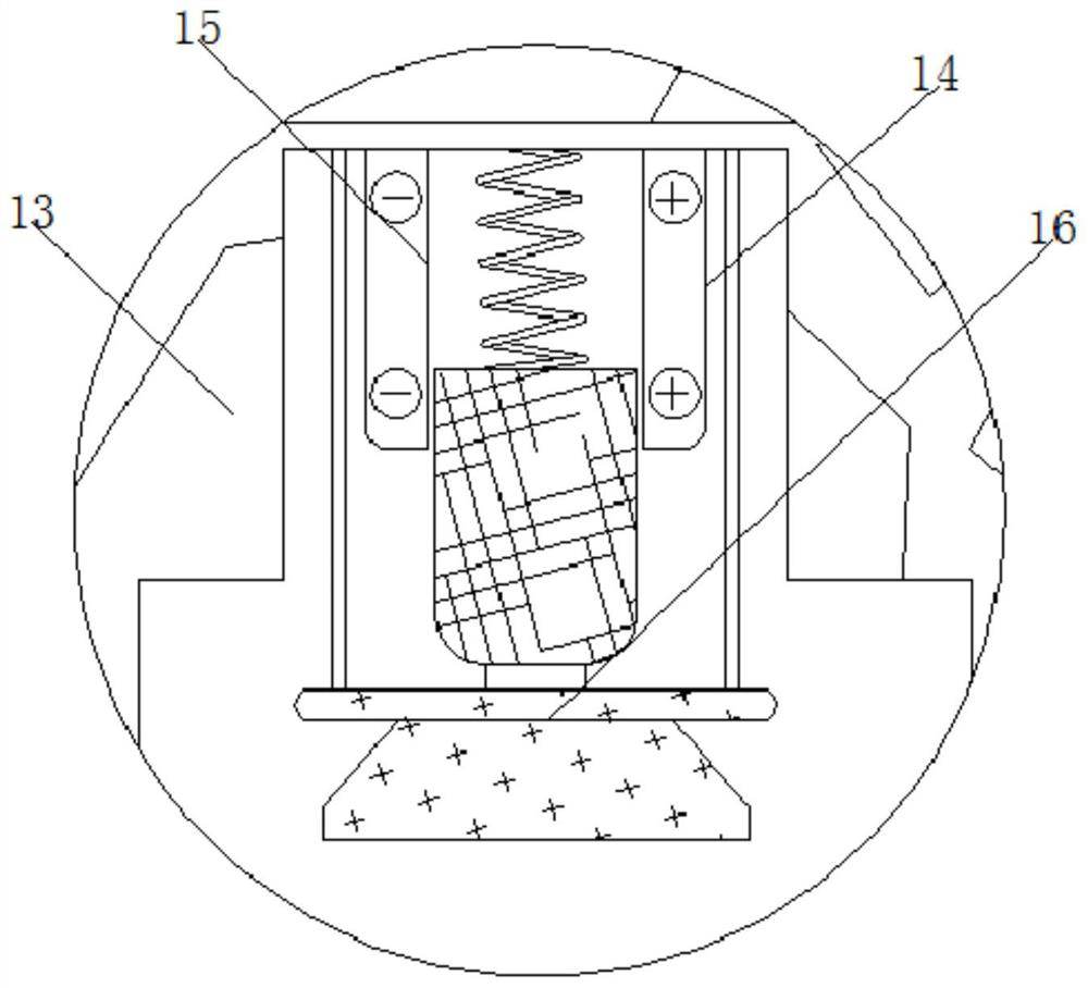 Hydraulic engineering water gate opening and closing device based on capacitive sensing