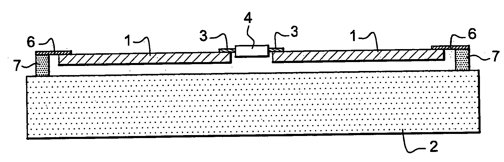 Bolometric detector, device for detecting submillimetric and millimetric electromagnetic waves that uses such a detector