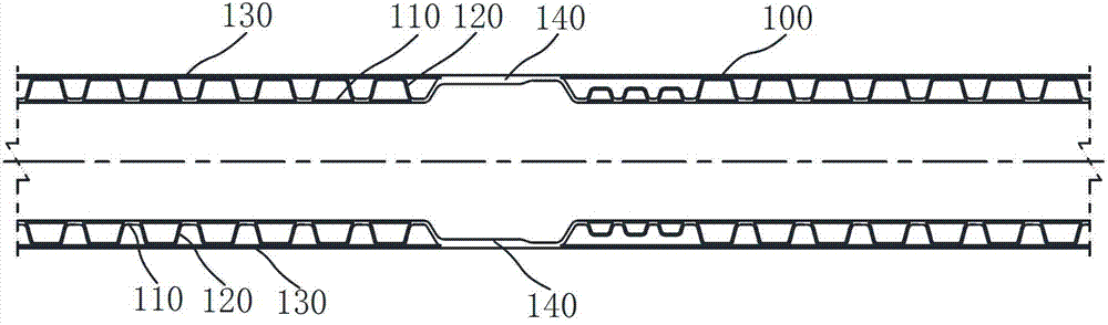 Manufacturing equipment of three-wall corrugated pipe