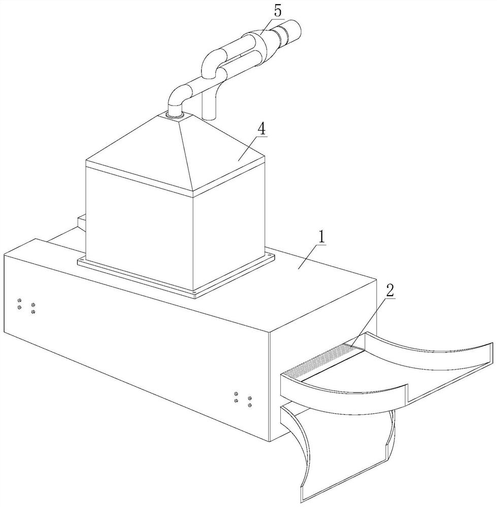 Clean and environment-friendly anti-clogging vibration screening closed bin structure