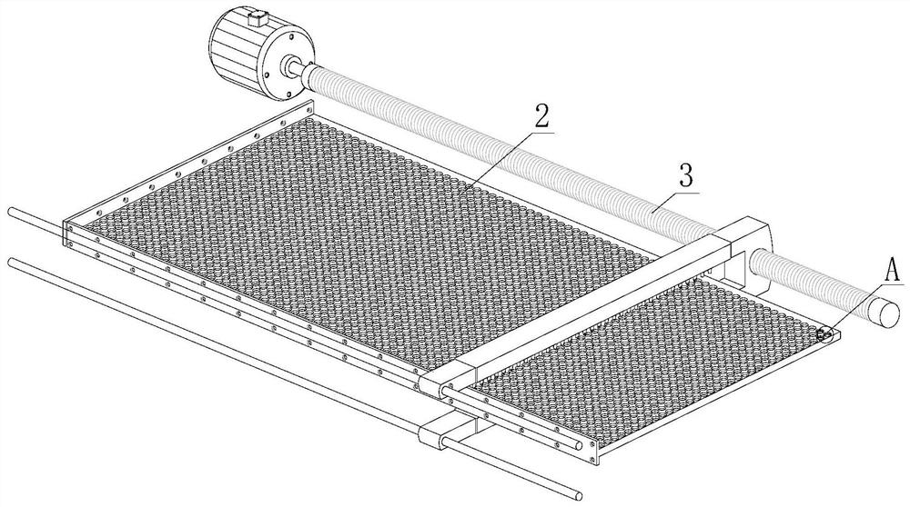 Clean and environment-friendly anti-clogging vibration screening closed bin structure