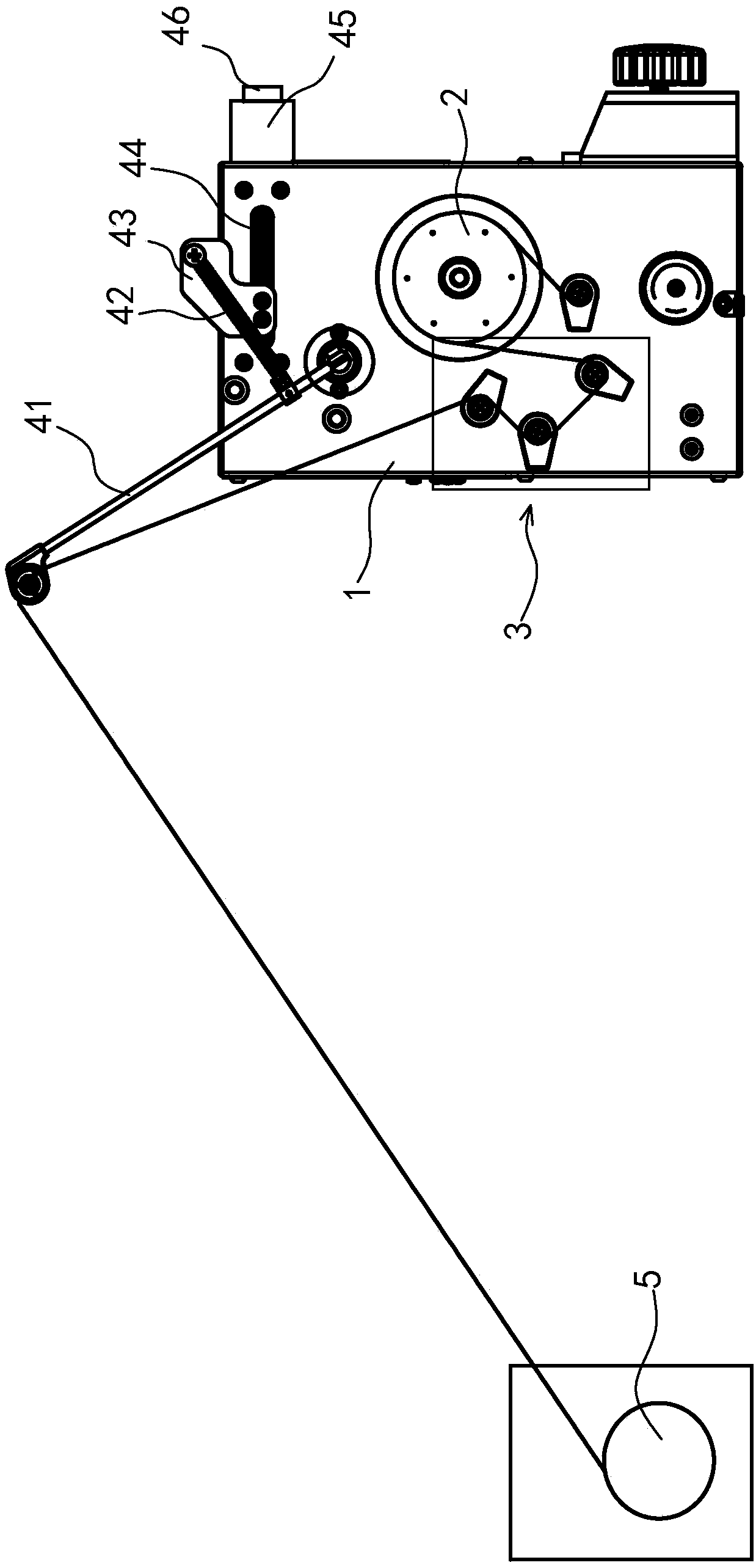 Tension controller suitable for active/passive wire feeding mode and control method thereof