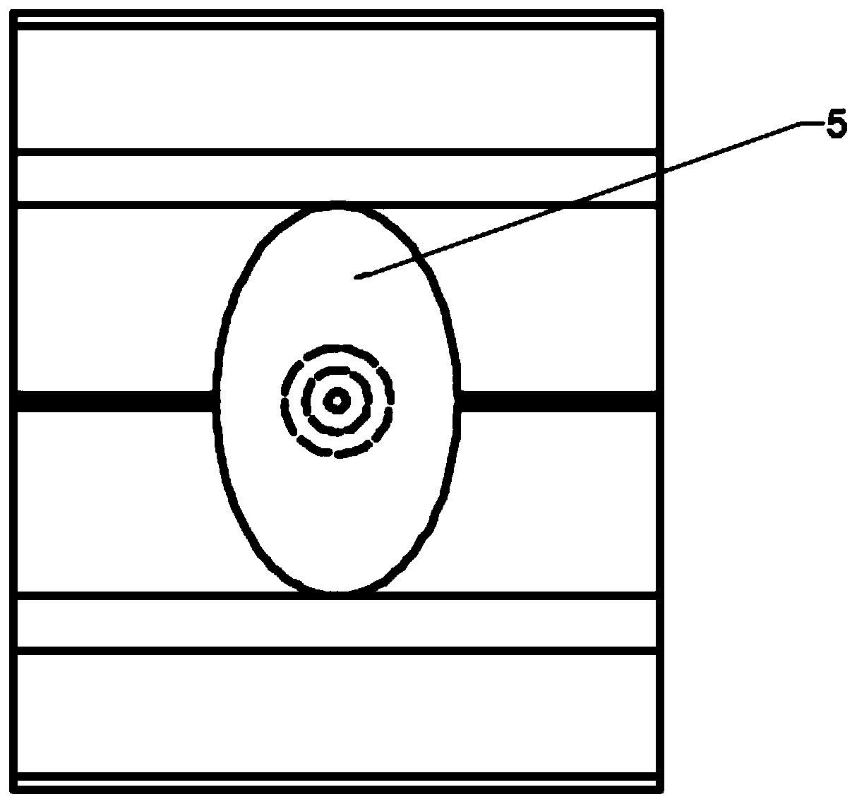 Adjustable-included angle support plate-type combustion stabilization device for scramjet engine