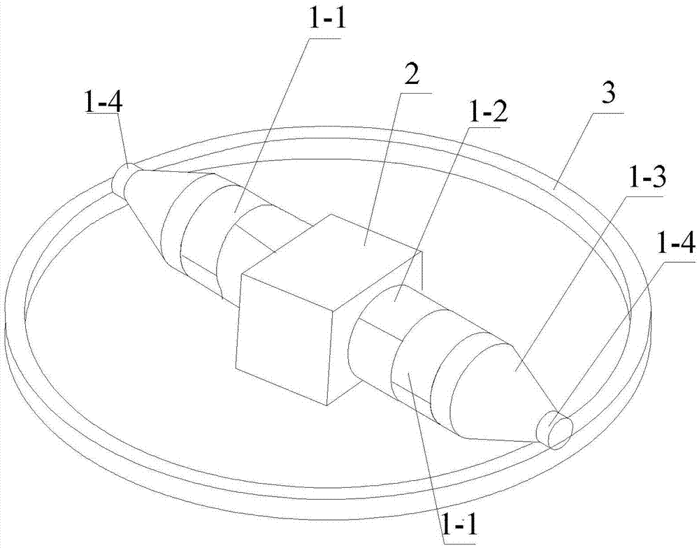 Stepping peristalsis type driving and exciting method based on multi-piezoelectric-vibrator bending movement