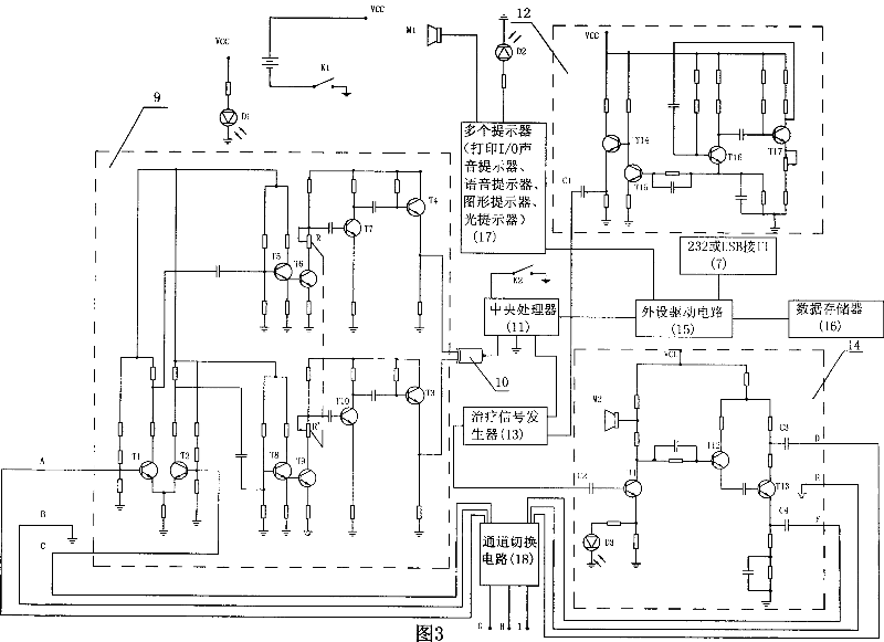 Reconstructing device of neuronic network