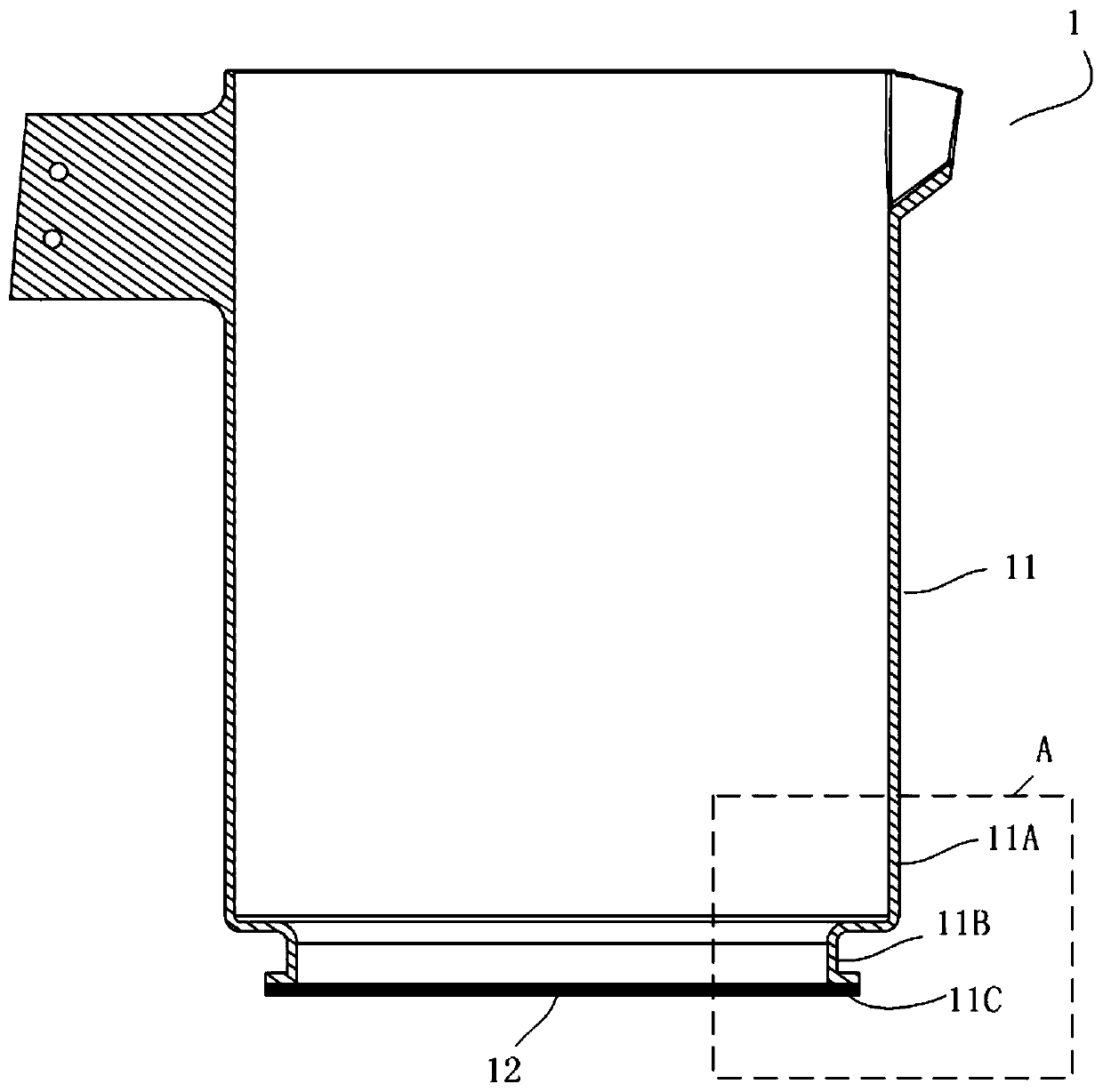 Non-metal heating device for cooking