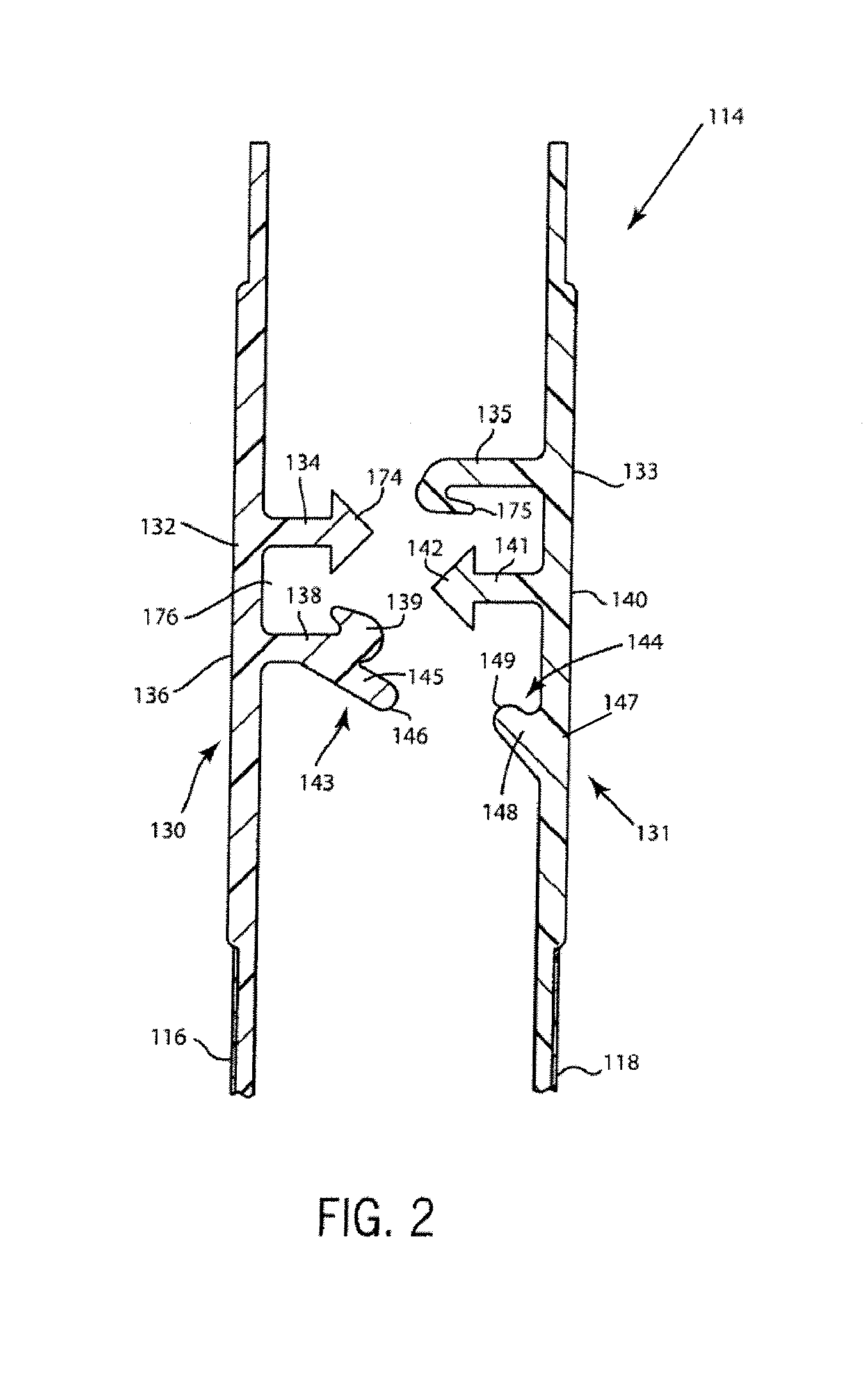 Liquid tight locking arrangement with sealing fingers