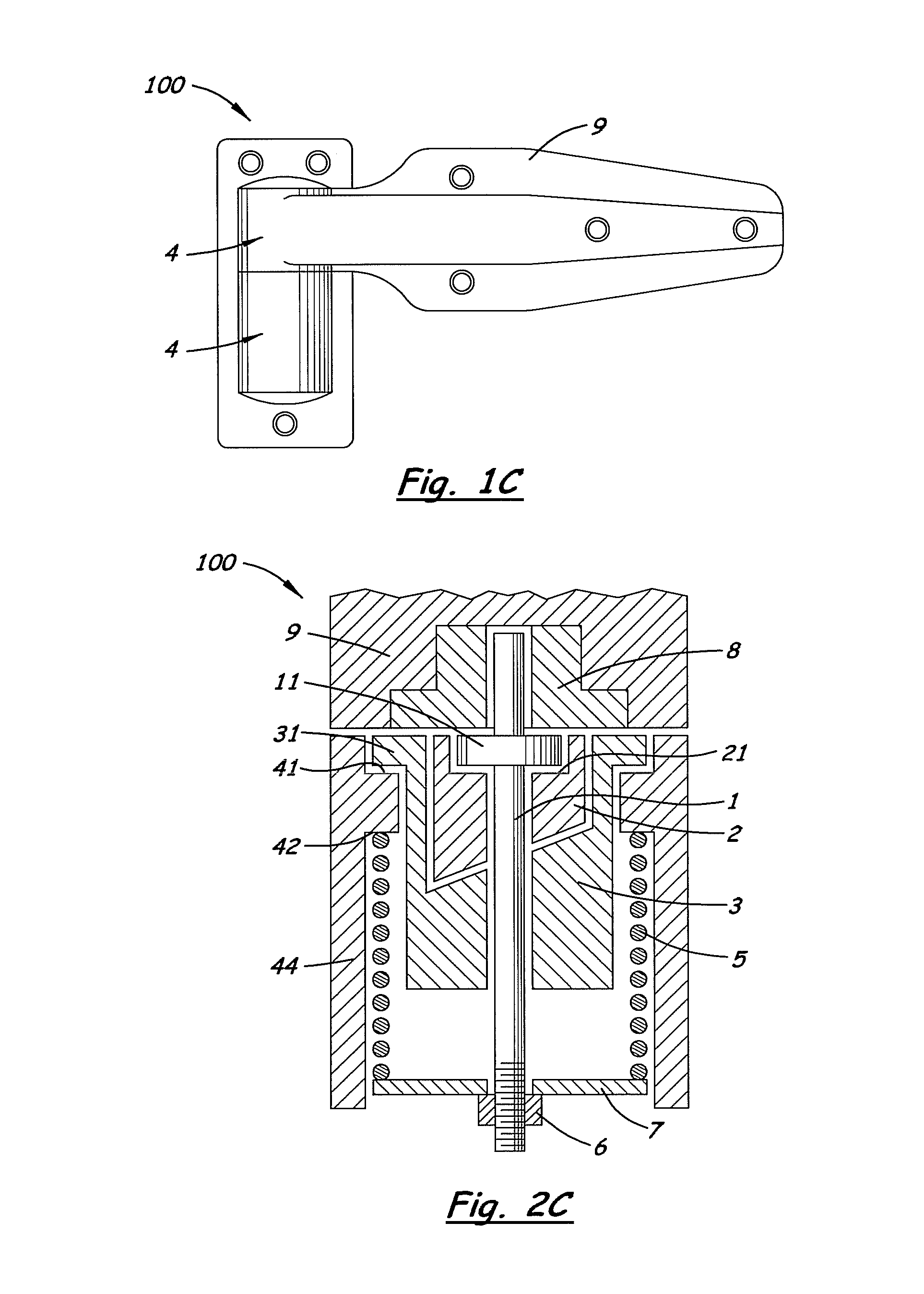 Self-closing hinge