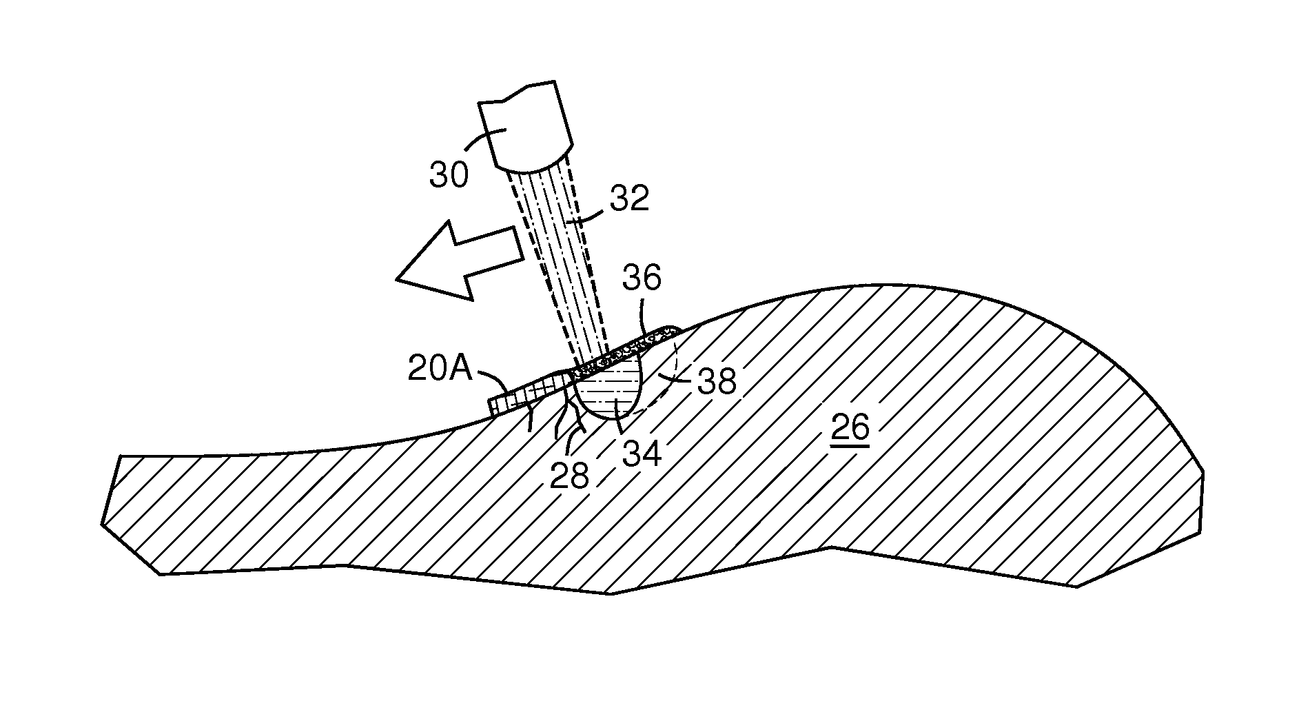 Flux sheet for laser processing of metal components