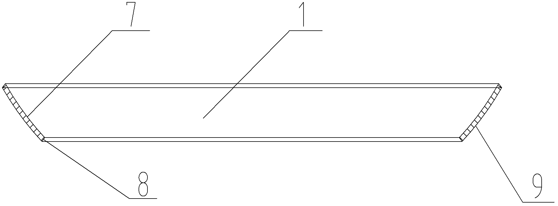 Processing method of flexible nozzle thin-wall dual-spherical reinforcing part and device thereof