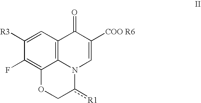 10-(3-cyclopropylaminomethyl-1-pyrrolidinyl)pyridobenzoxazinecarboxylic acid derivative effective against resistant bacterium