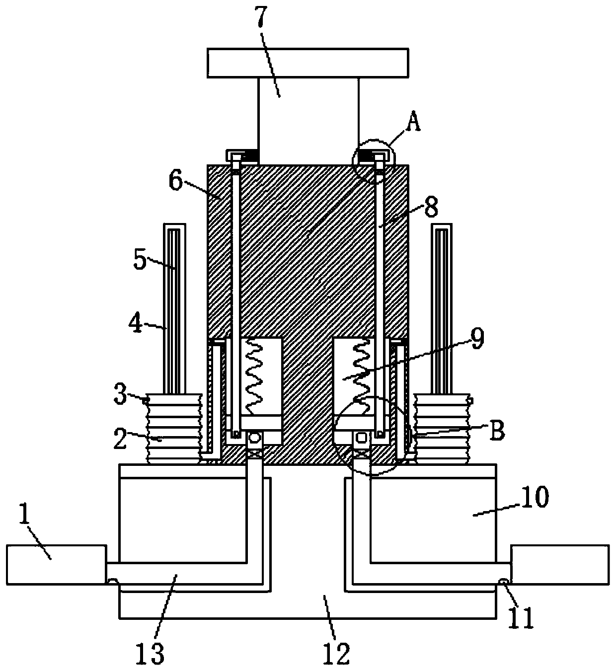 Beacon lampshade cleaning mechanism