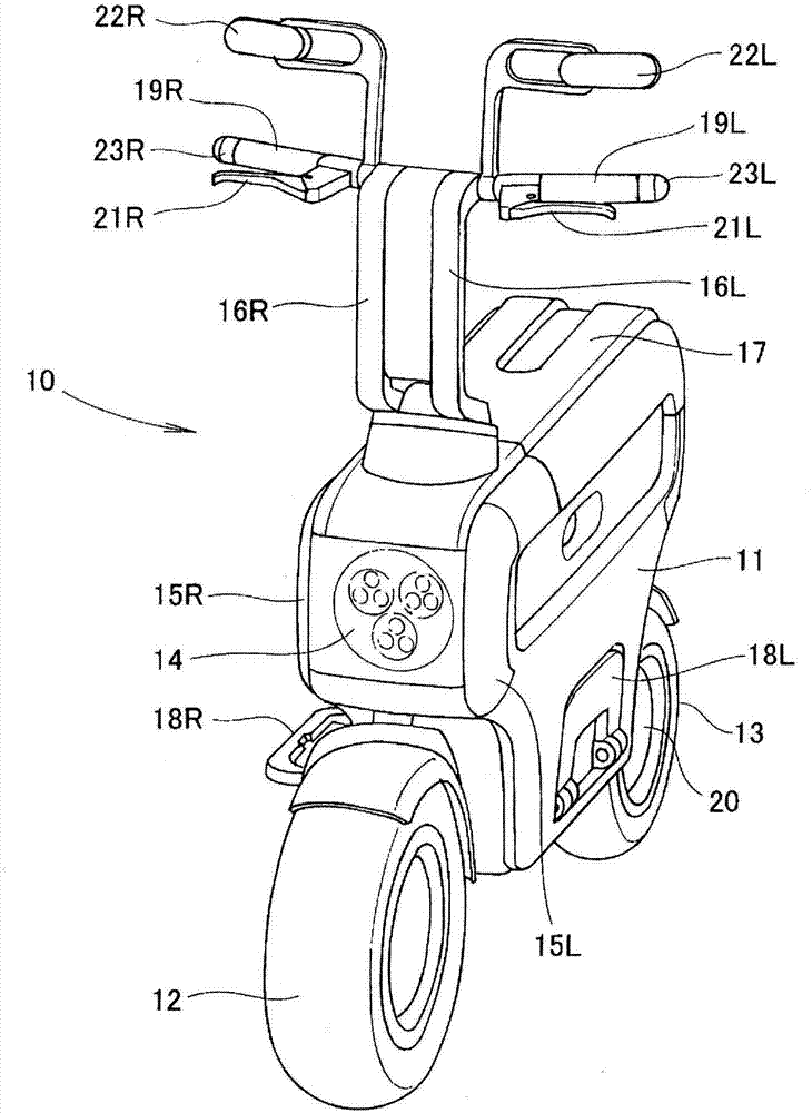 Motor driven vehicle