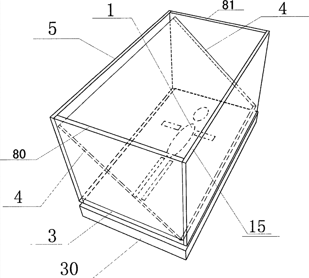 Multilayer transparent imaging device