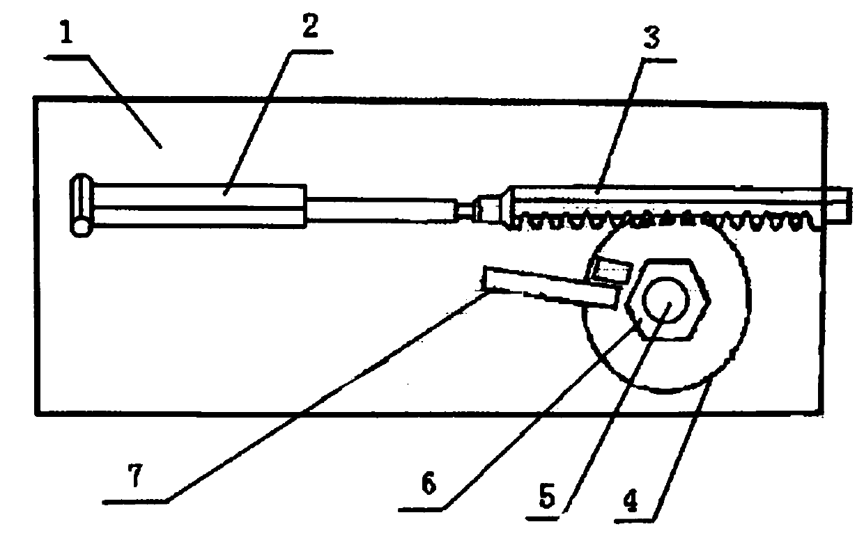 A spring stiffness measurement test device