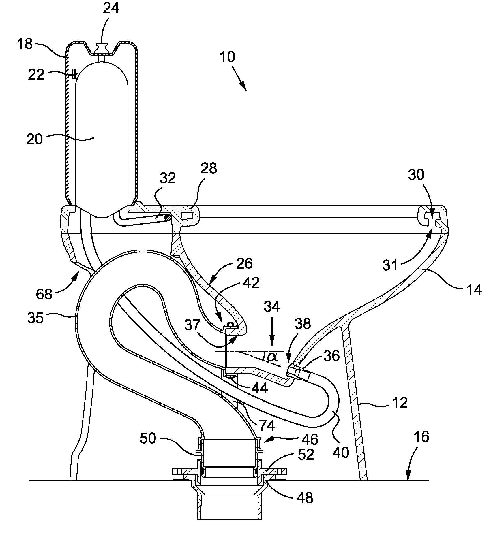 Toilet for use in recreational vehicle and boats