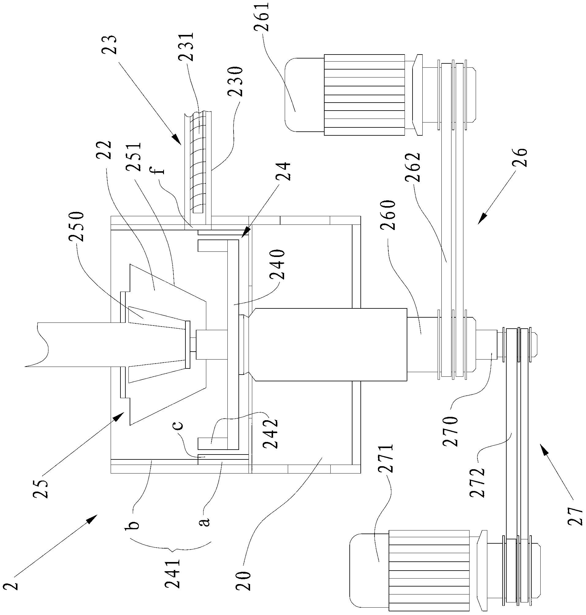 Production equipment for extracting cotton protein from cottonseed meal