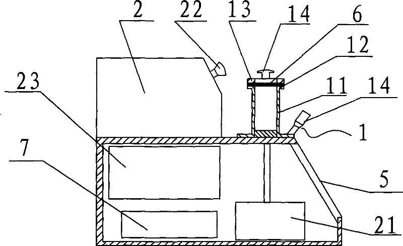 Pore ​​size measuring instrument for porous material and its measuring method