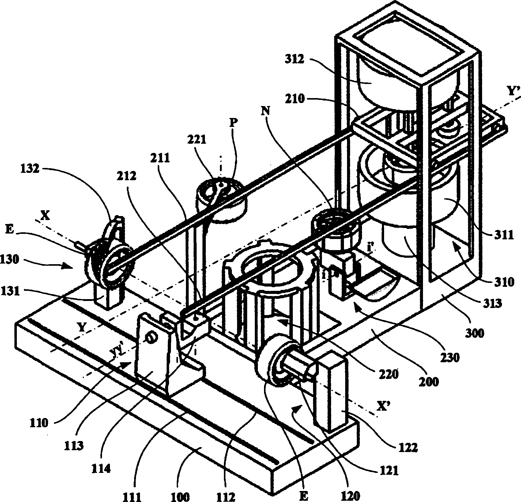 Improved machine for assembling and vulcanizing tires