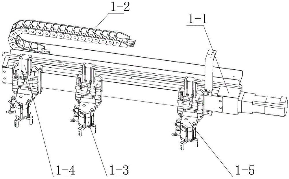 Automatic assembling system for automobile panel knobs