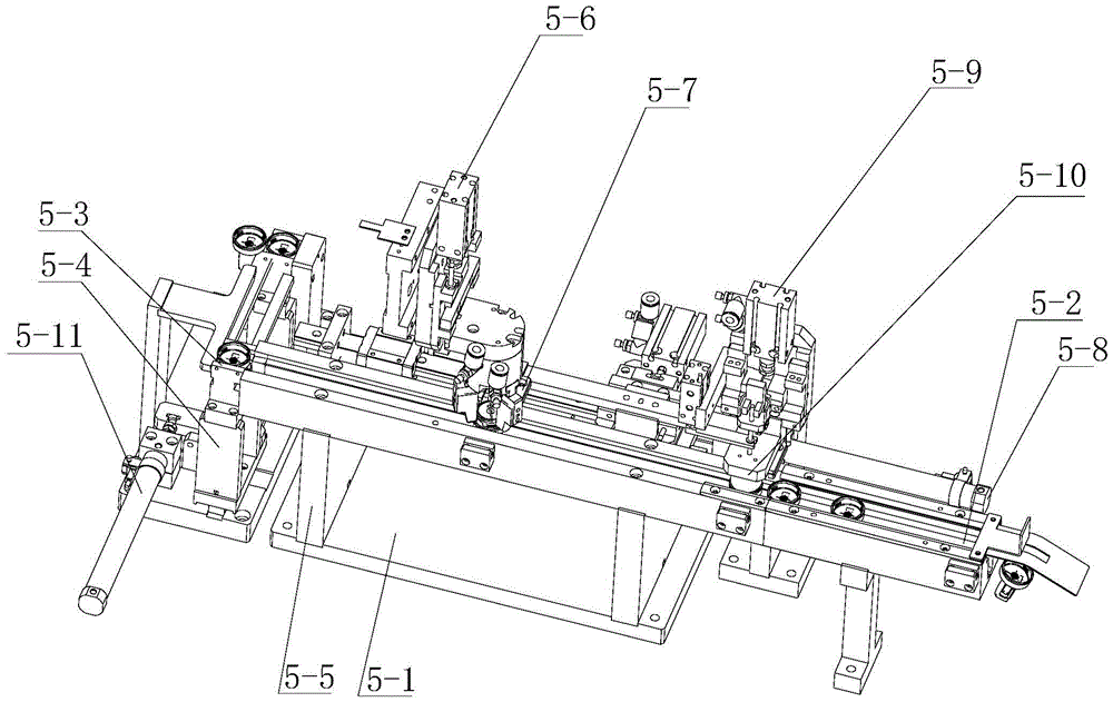 Automatic assembling system for automobile panel knobs