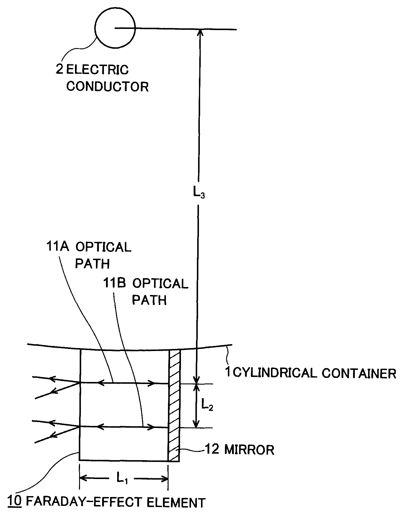 Single-phase optical current transformer