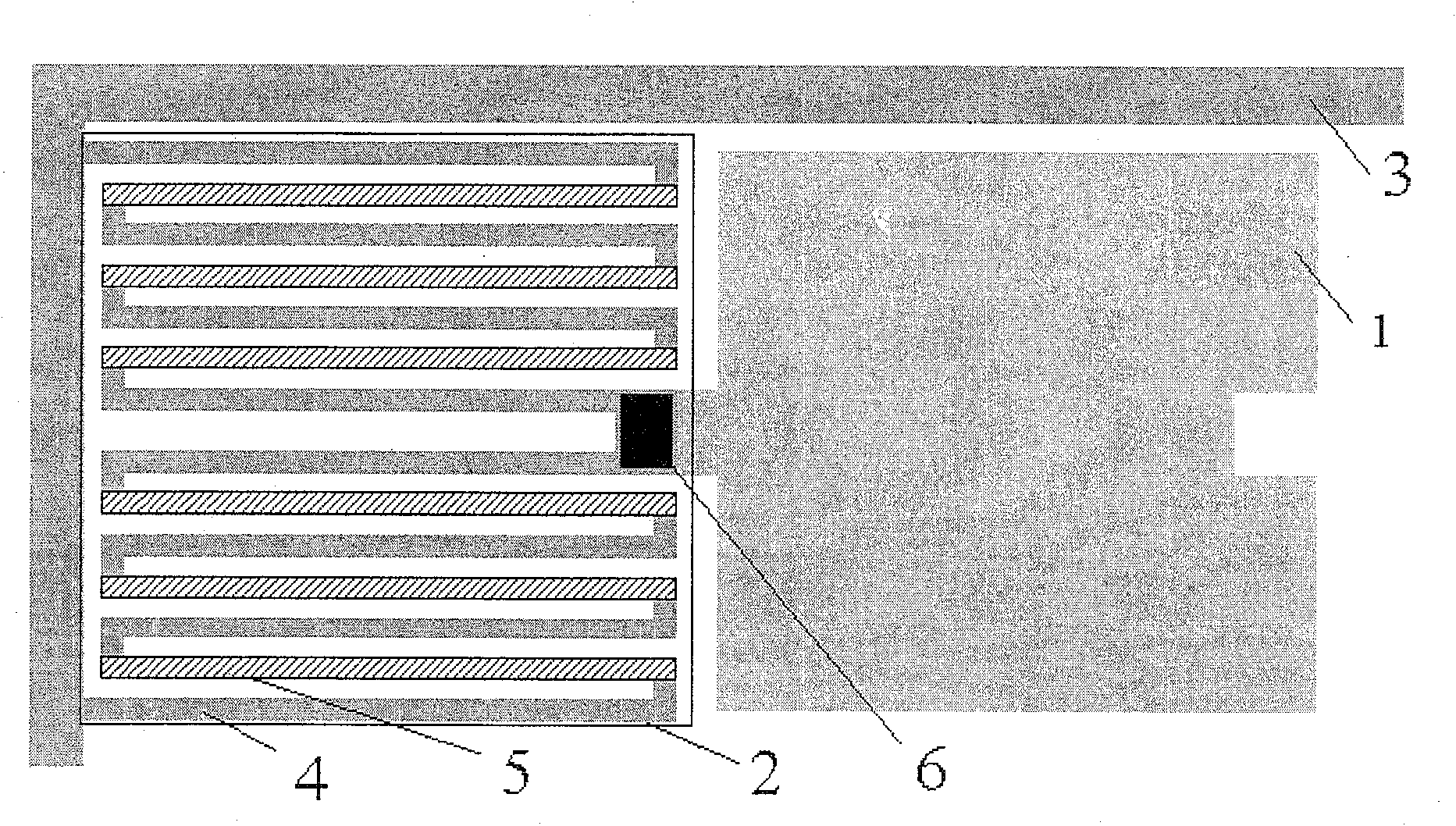 Optical-mechanical double-layer structural uncooled infrared imaging focal plane array detector