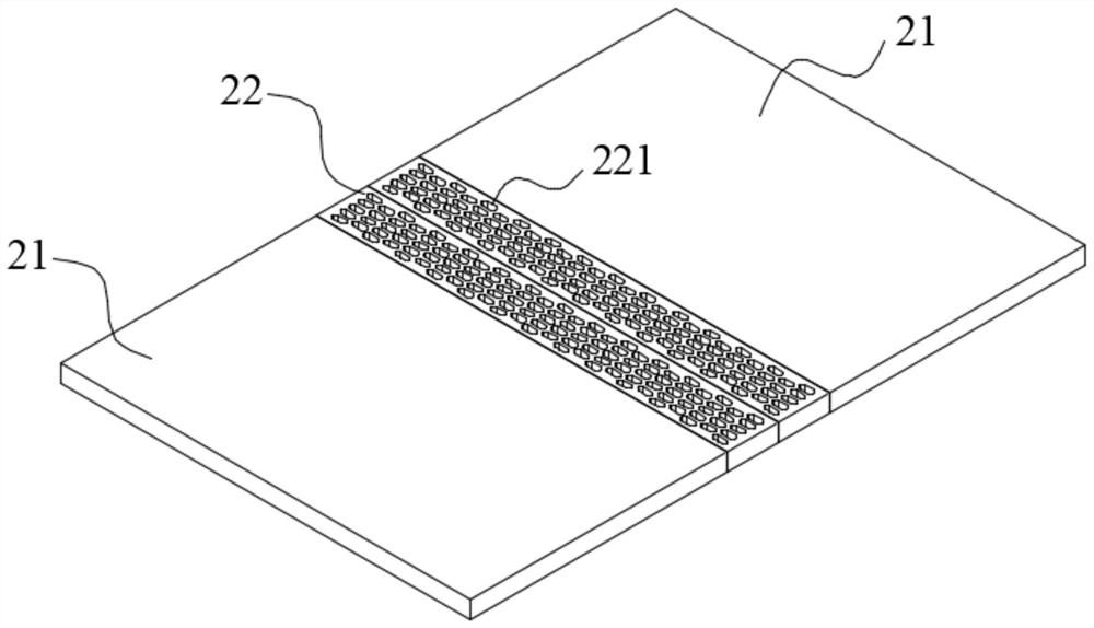 Foldable display panel and foldable display device