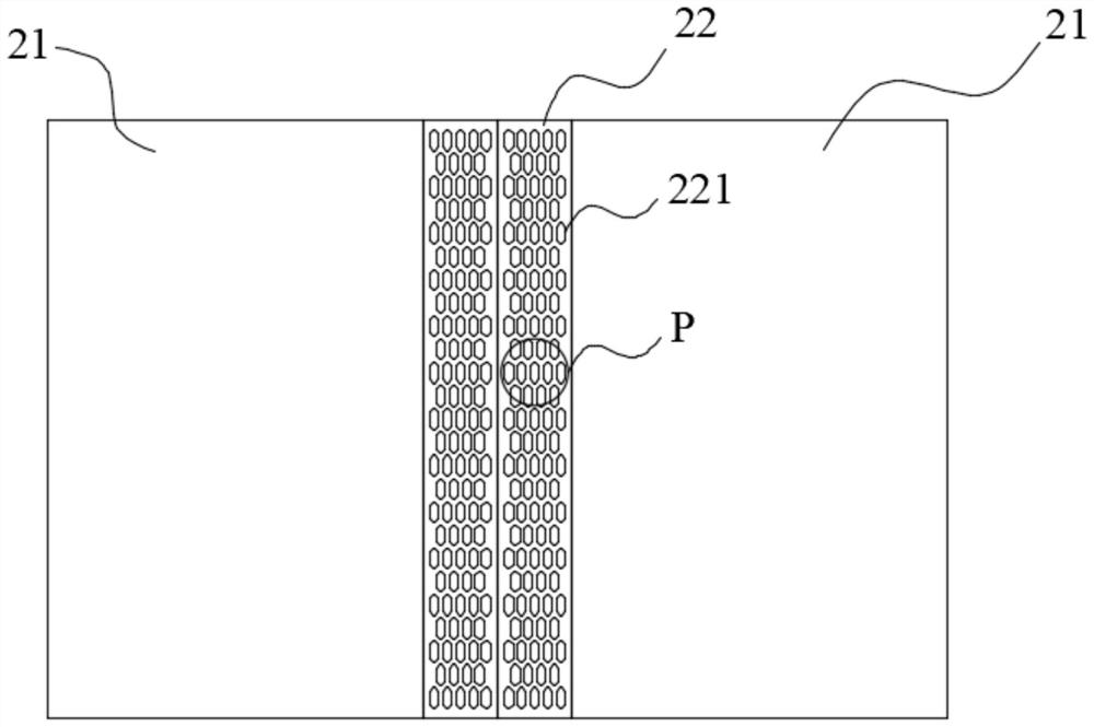 Foldable display panel and foldable display device