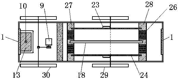 Control system and control method of mobile tunnel air purification system