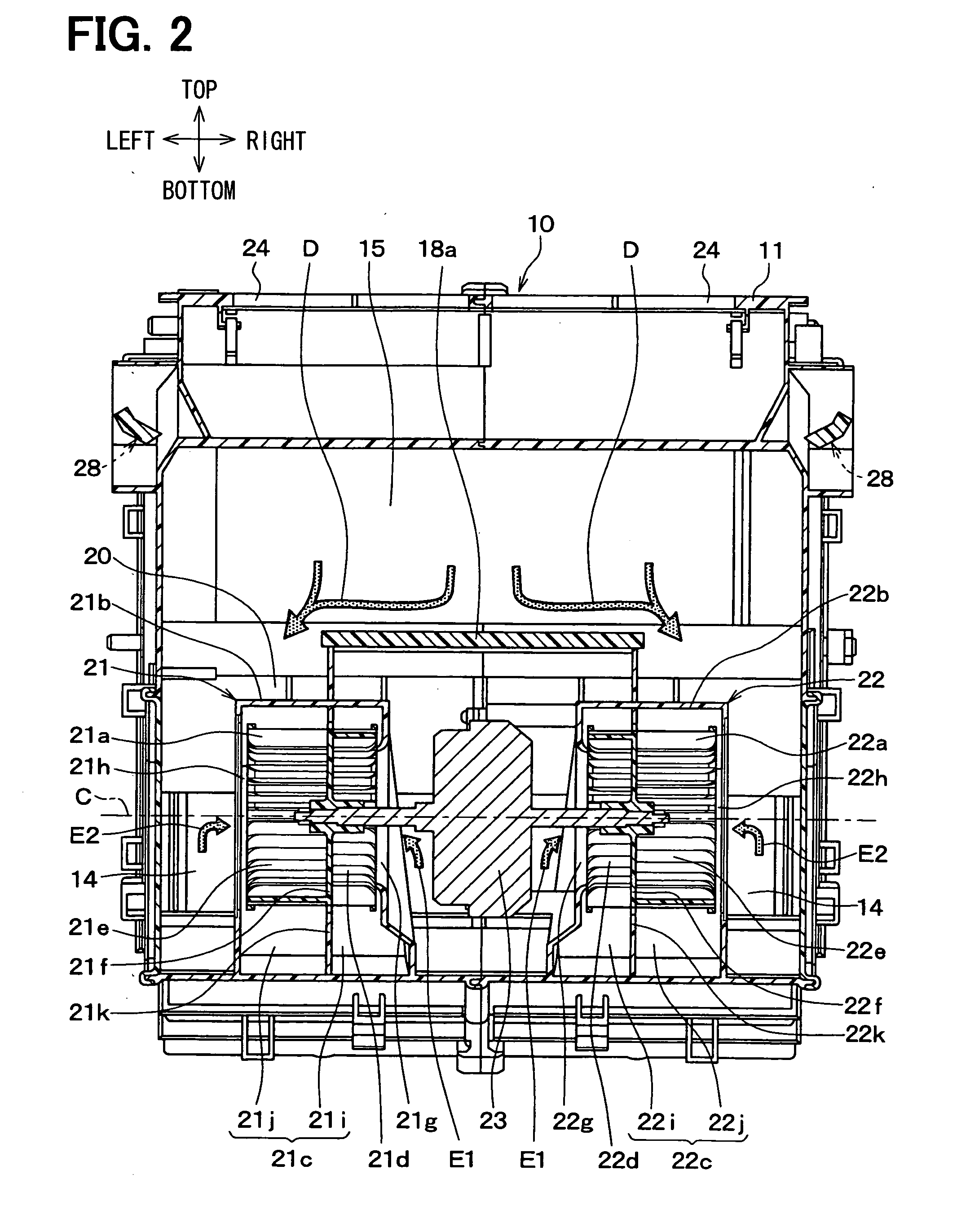 Air passage opening and closing device