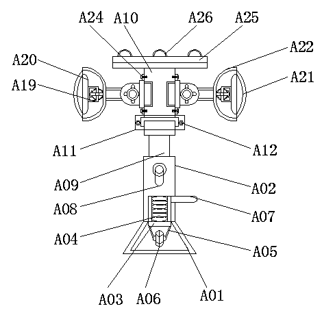 Oral cavity inspection lamp facilitating clamping for medical treatment